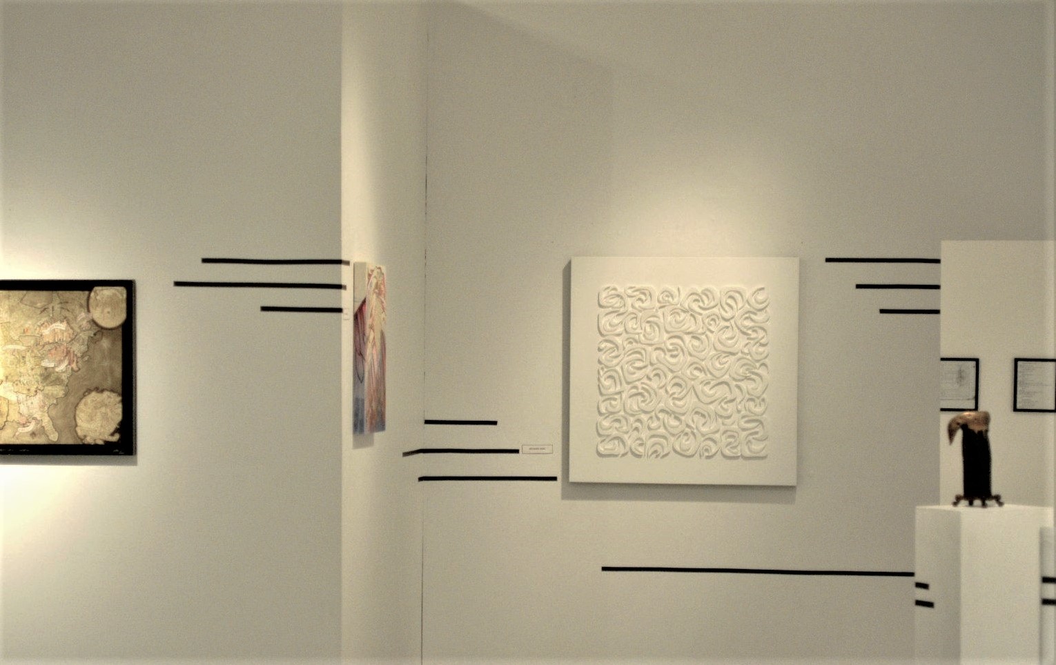 Art piece titled Embrace by Richard Noel artist at exhibition